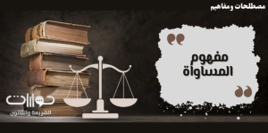 مفهوم المساواة