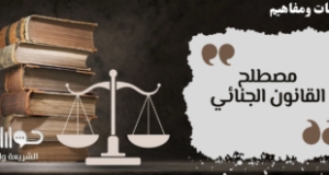 مصطلح القانون الجنائي